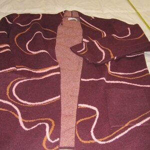 Nine West Car Coat - Long Cardigan sweater